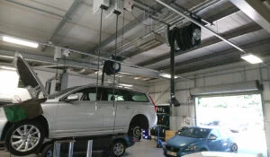 IRP4 Calefacción en el garaje de Volvo Car