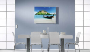 Inspire la imagen con la imagen de la costa personalizada