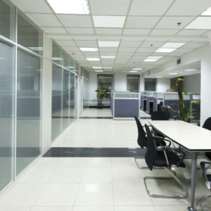 Estufas de techo por infrarrojos para oficinas