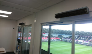 Estadio de fútbol negro Aspect XL