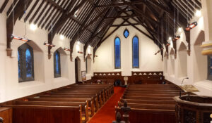 Calentador infrarrojo Manhattan instalado en una Iglesia