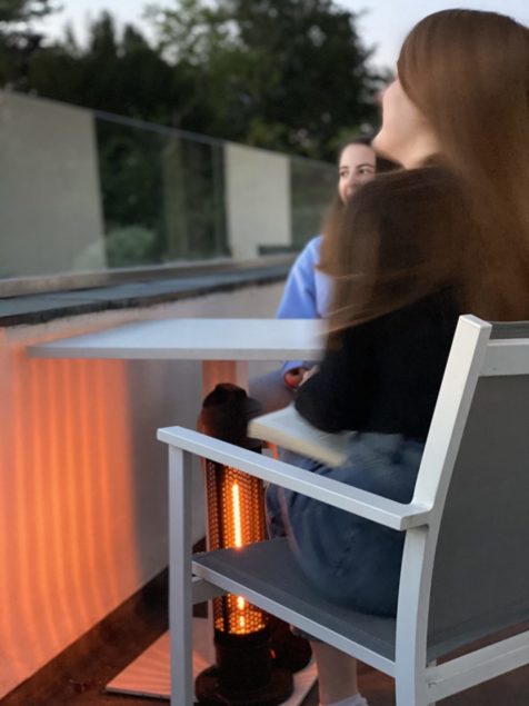 Havana 800 Watt under-table outdoor heater