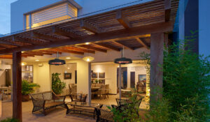 Hawaii calentador de patio