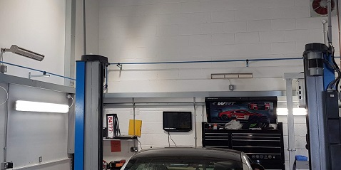taller de garaje calentado por calentadores Advantage de Herschel