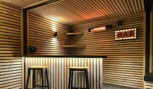 California Black en el bar exterior
