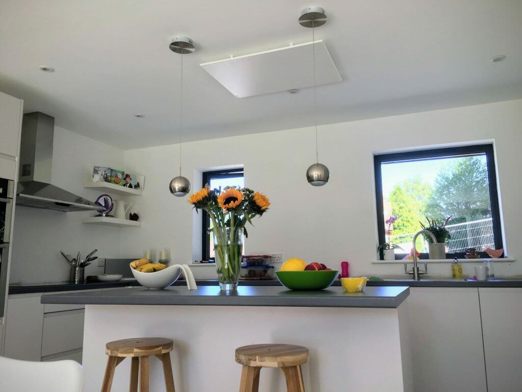 Panel de techo Herschel Inspire en cocina