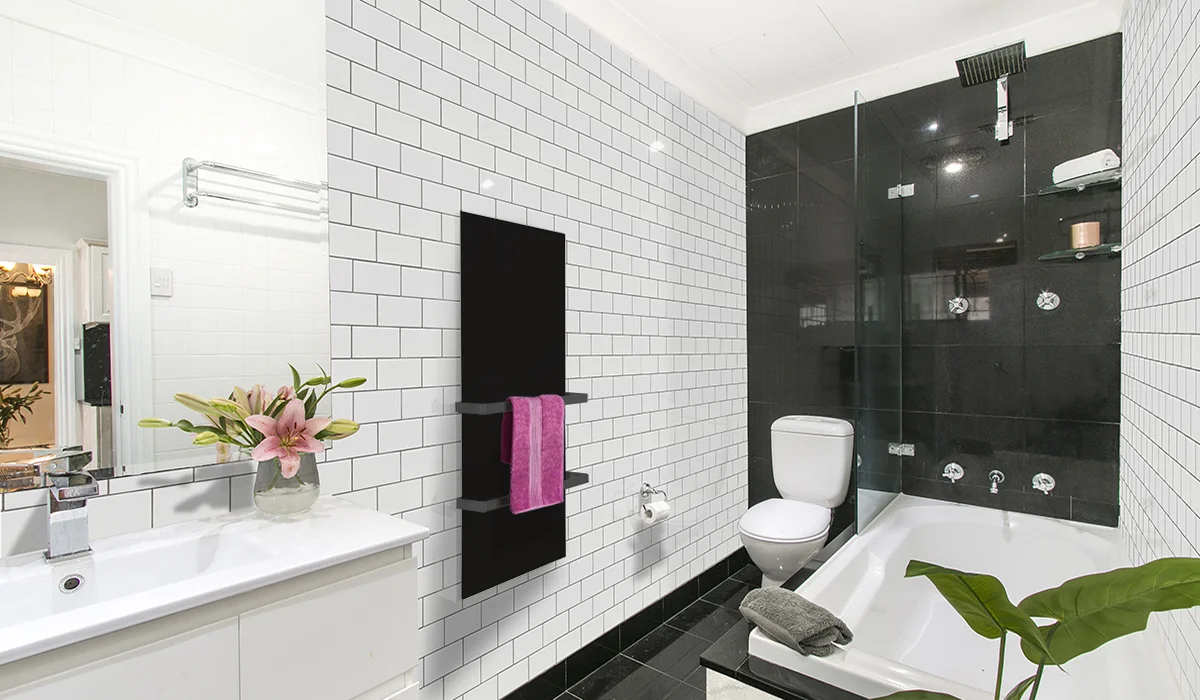 Calentador de toallas de cristal Select XLS
