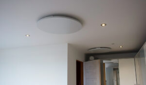XLS Redondo Blanco techo instalar en dormitorio