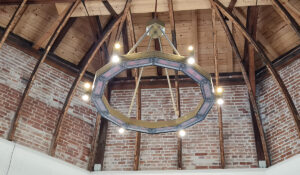 Halo instalado en una iglesia alemana