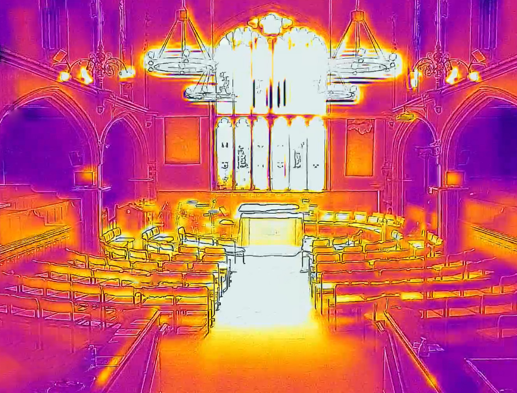 Halo thermal imaging after