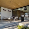 Calentador eléctrico de cristal para patio