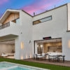 Calentador eléctrico de cristal para patio