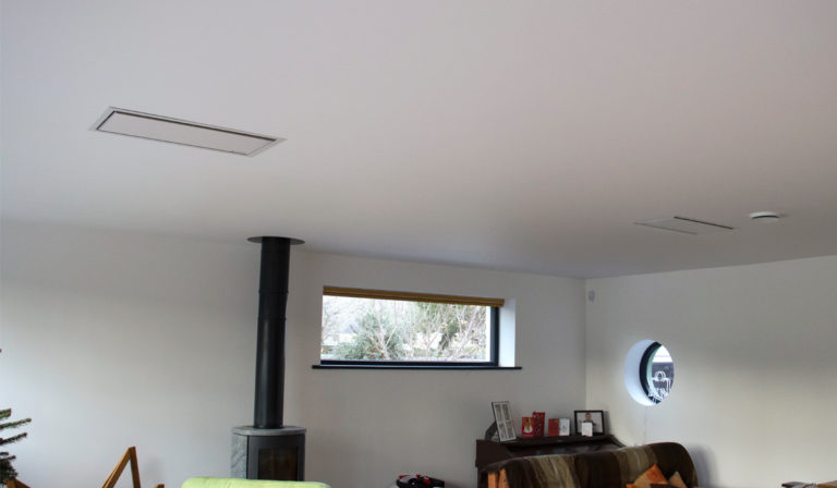 Remodelación de los años 50 con infrarrojos, energía solar y batería