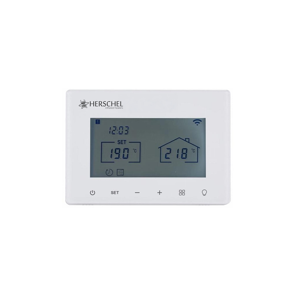 Controles Herschel SmartLED - Termostato WiFi alimentado por red eléctrica T-MTLED