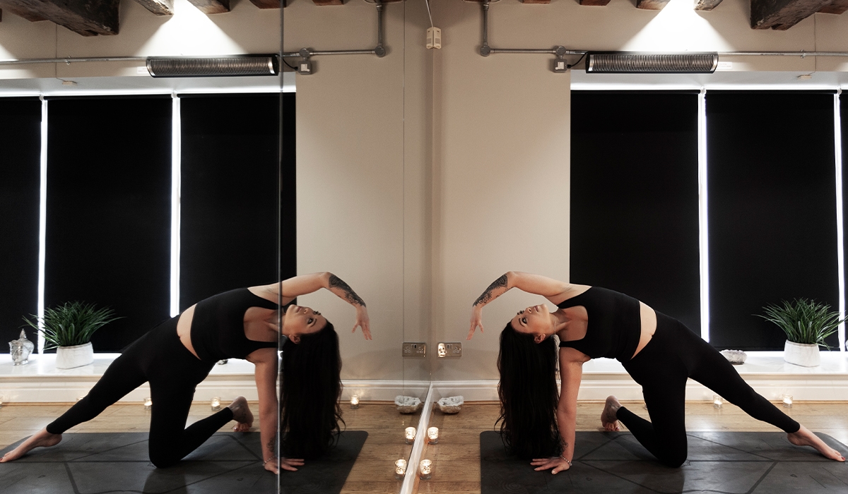 Calentador infrarrojo Herschel Aspect para yoga caliente