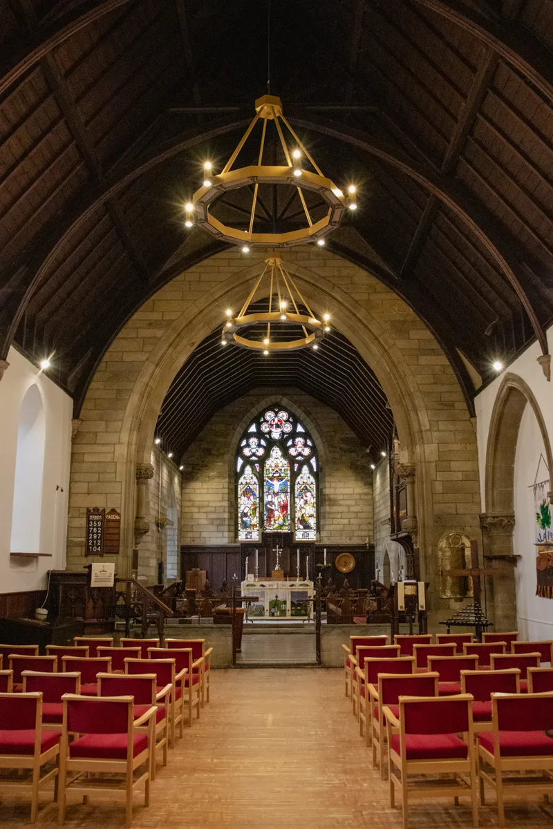 Halos instaladas en una iglesia escocesa