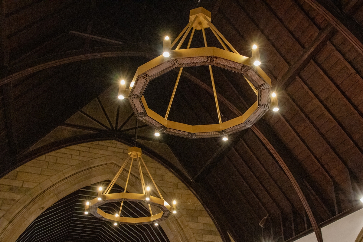 Halos instaladas en una iglesia escocesa