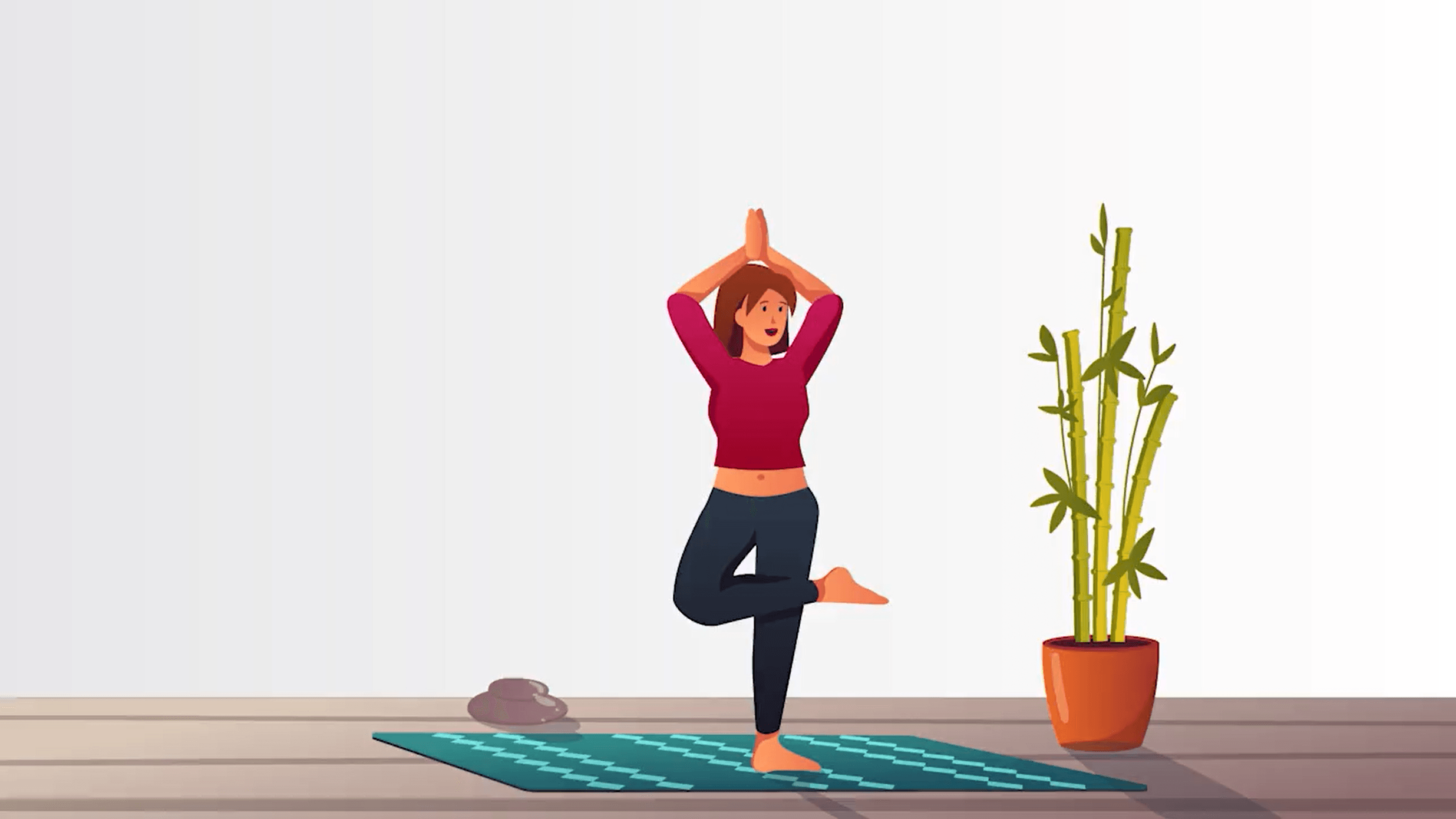 Web Hot Yoga Animation Poster Image