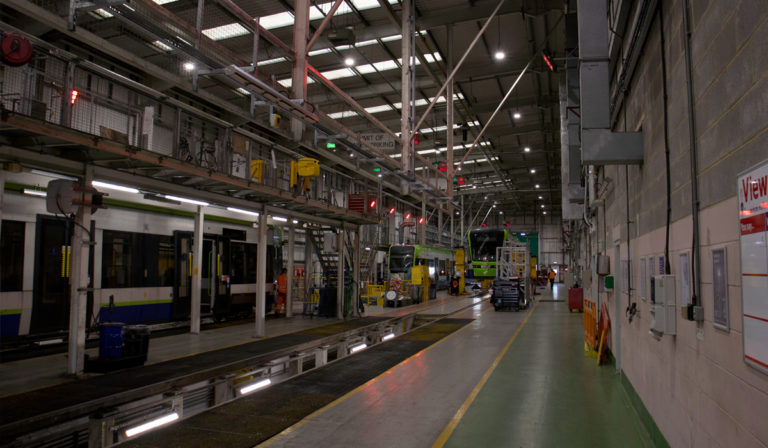 Descarbonización del transporte para las cocheras de tranvía de Croydon (Transport for London) mediante infrarrojos